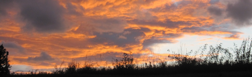 Abendhimmel über Paulsdorf